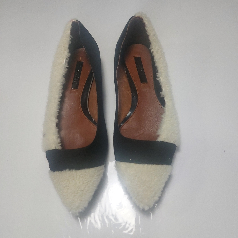 STACCATO Women's Faux Fur Flats Size 9 - Picture 15 of 15